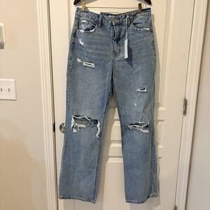 Flying Monkey Women's 90's Vintage Flare Jeans Blue Size 31 NWT